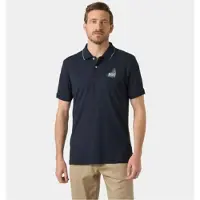 Helly Hansen for man. 34545 Hp Figari navy polo shirt (S), Casual, Polyamide, Short sleeve