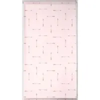 Douceur D`Interieur rullegardin med indiansk motiv, 60 x 180 cm, rosa