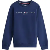 Tommy Hilfiger Collegegenser - Essential - Organic - Twilight Na - - 10 år (140) - Collegegenser
