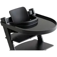 Playtray Lekebrett Bord Til Tripp Trapp Høystol - 47,5x27,5 cm - Svart - - OneSize - Bord