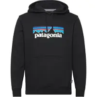 Patagonia P-6 Logo Uprisal Hettegenser svart
