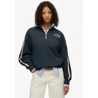 Superdry Country Club Tape Genser Med Halv Glidelås