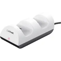 Trust Computer Products Trust GXT 254 - Ladestativ - 2 utgangskontakter (USB-C) - hvit - for Sony DualSense