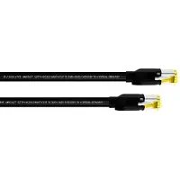 Cordial 15576, 1 m, Cat7a, S/FTP (S-STP), RJ-45, RJ-45, Svart