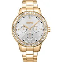 DKNY Parsons Multi Glitz 40 Mm Dameklokke