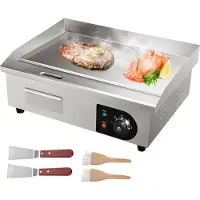 Vevor 3000W 21" kommersiell elektrisk benkeplate grillplate med flat topp
