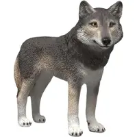 Schleich Wild Life - Nordamerikansk ulv - H: 6 cm - 14991 - - OneSize - Lekedyr