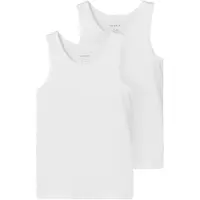 Name it Undertrøye - Noos - NkmTank - 2-pack - Bright White - - 5 år (110) - Undertrøye