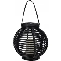 Progarden lanterne svart kule Ø 21 cm