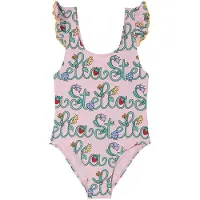 Stella McCartney Kids Badedrakt - Rosa m. Blomster - - 5 år (110) - Badetøy