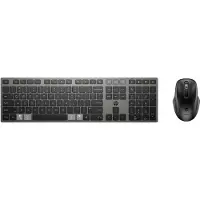 HP 720 - Tastatur- og mussett - multi-device, rechargeable, powered by SuperCapacitor, programmable keys - full size - trådløs - Bluetooth, 2.4 GHz...