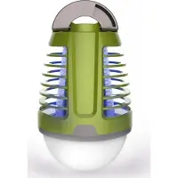 Platinet LED myggelampe/insektlampe MOSQUITO KILLER 5H BAT 6500K IP44 grønn [44890]