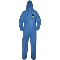 Uvex 8997612, Kjeledress, Alle kjønn, Blå, XL, Glidelås, 55 g/m²