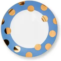 Pip studio Set/2 Plates Dot Blue 23cm