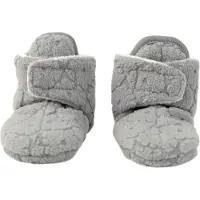 Green Cell Lodger Fleece sko tøfler med anti-skli såle grå Fleece Drizzle 12-18 m