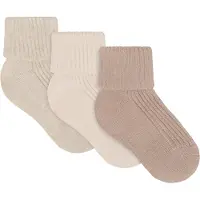 Minymo Sokker - 3-pack - Birch - - 23/26 - Sokker