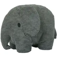 Bon Ton Toys Kosedyr - 26 cm - Elephant Corduroy - Grå - - OneSize - Kosedyr