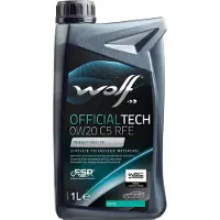 WOLF Officialtech C5 Rfe Sae 0w-20 Motorolje 1l