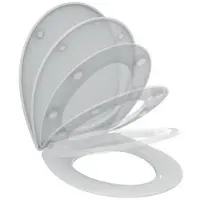 Ideal standard IS Eurovit toiletsæde m/plastbeslag softclose model sandwich