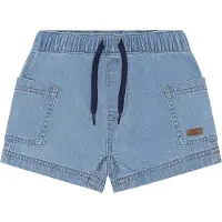 Hust & Claire Denimshorts - Hans - Blue Denim - - 4 år (104) - Shorts