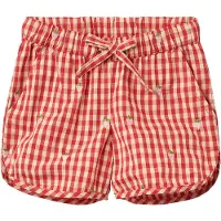 Flöss Shorts - Molly - Rød/Rosa Berry Gingham - - 5 år (110) - Shorts