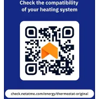 Netatmo trådløs termostat ORIGINAL ETP-DC