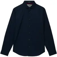 Superdry Cut Away Poplin Skjorte Med Lange Ermer