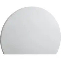 LINDBY utendørs LED-vegglampe Selinel, hvit, Ø 23 cm, husnummer