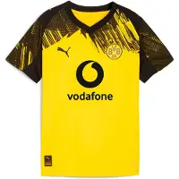 Puma Bvb Borussia Dortmund 25/26 Replica Junior Home Kortarmet T-skjorte