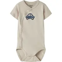Name it Omslagsbody k/e - NbmVacion - Peyote/Bil - - 56 - Kortermet body