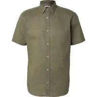 Jack & Jones Henry Slub Kortarmet Skjorte
