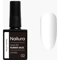 Nailura Rubber Base 10 ml - 02 Milky White