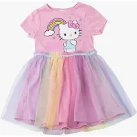 Hello Kitty Kort Ermet Kjole