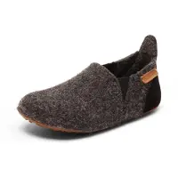 Bisgaard Tøfler - Ull - Wool Sailor - Koksgrå - - 33 - Tøfler