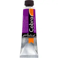 Cobra Artist Water-Mixable Oil Colour Tube Quinacridone Purple Bluish 593