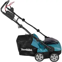 Makita UV001GZ batteridrevet skarifikator 40Vmax XGT, BL-motor, 38 cm bredde, gressoppsamler 50 l
