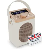 Majority Little Shelford Portable Bluetooth DAB Radio - Cream - DAB/DAB+/FM - Mono - Krem