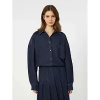 Weekend Max Mara for woman. 2615111011600 Wkdfoggia navy shirt (46), Casual, Cotton, Long sleeve