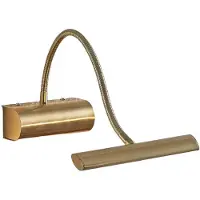 LINDBY Rakel LED-bildelampe, fleksibel arm, matt messing