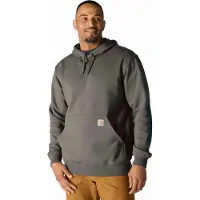 Carhartt Iconic K288 Logo Sweatshirt Men Dusty Olive XS
