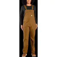 Carhartt Ashland Bib Overall Women Brown XS
