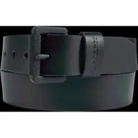 Carhartt Bridle Leather Roller Buckle Belt Men Black/Black 44W