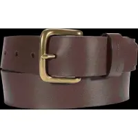 Carhartt Bridle Leather Classic Buckle Belt Men Dark Brown 40W