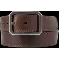 Carhartt Leather Reversible Center Bar Buckle Belt Men Dark Brown 42W