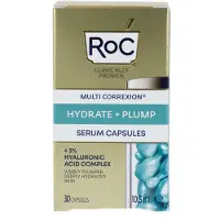 Roc Hydrate + Plump Capsules With Hyaluronic Acid Serum 30 Enheter