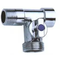 Invena vinkelventil 3-veis 1/2x1/2x3/4 (ZW-16-W20)