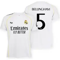 Real Madrid 25/26 Bellingham Hjem Junior T-skjorte Med Korte Ermer