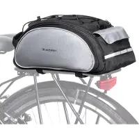 Wozinsky sykkelveske med skulderstropp 13 l svart (WBB1BK)