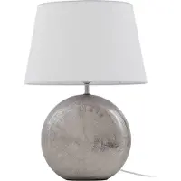 LINDBY Florentino bordlampe, 49 cm, keramikk, tekstil