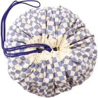 Play & Go Lekematte - Ø140 cm - Vichy Purple - - OneSize - Lekematte